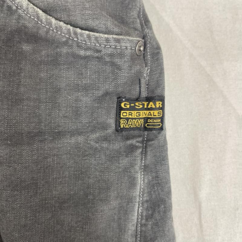 ジースターロゥ G-STAR RAW パンツ デニム、ジーンズ RILEY LOOSE TAPERED ボタンフライ 立体 デニム パンツ 50583.2555.877 31インチ ダークグレー / ダークグレー / メンズ USED 古着 中古 50165704