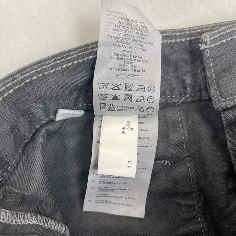 ジースターロゥ G-STAR RAW パンツ デニム、ジーンズ RILEY LOOSE TAPERED ボタンフライ 立体 デニム パンツ 50583.2555.877 31インチ ダークグレー / ダークグレー / メンズ USED 古着 中古 50165704