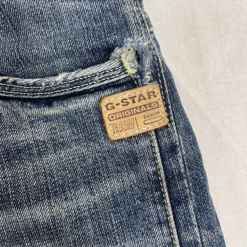 ジースターロゥ G-STAR RAW パンツ デニム、ジーンズ ARMY LUMBER CLASSIC DENIM ワークテイスト 立体３D デニムパンツ 34インチ インディゴ / インディゴ / Indigo メンズ USED 古着 中古 50165707