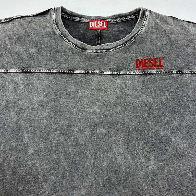 ディーゼル DIESEL Tシャツ 半袖 25ss T-HOXT A16916 アシッドウォッシュ クルーネック Tシャツ XL メンズ USED 古着 中古 50165708