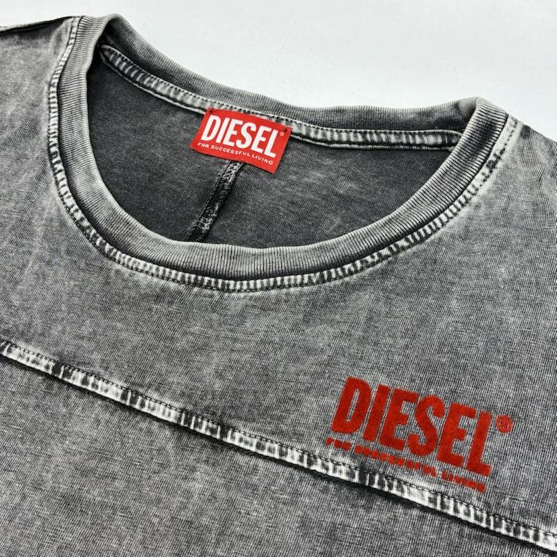 ディーゼル DIESEL Tシャツ 半袖 25ss T-HOXT A16916 アシッドウォッシュ クルーネック Tシャツ XL メンズ USED 古着 中古 50165708