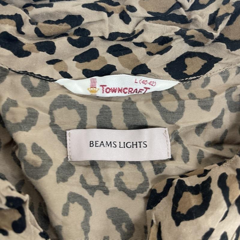タウンクラフト TOWNCRAFT シャツ、ブラウス 半袖 日本製 BEAMS LIGHTS コラボ レオパード柄 オープンカラー レーヨン シャツ マルチカラー / マルチカラー / multicolor メンズ USED 古着 中古 50165709