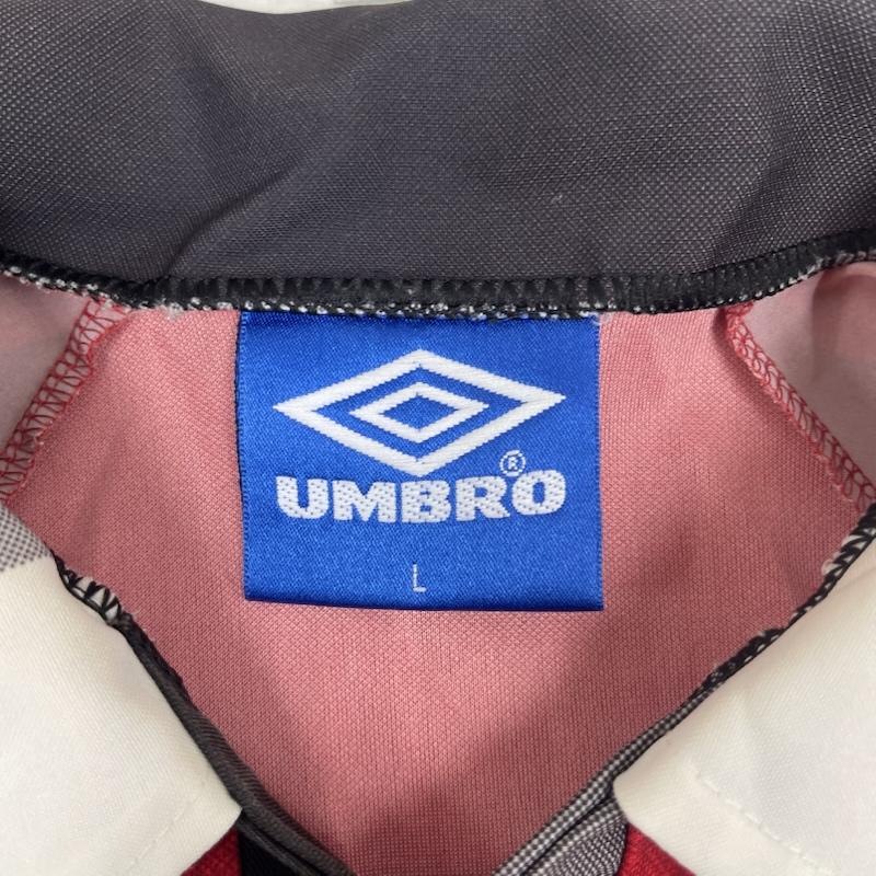 アンブロ UMBRO Tシャツ 半袖 90s SHARP マンチェスター ユナイテッドFC ヴィンテージ ユニフォーム ゲーム シャツ 赤 / レッド / red メンズ USED 古着 中古 50165710