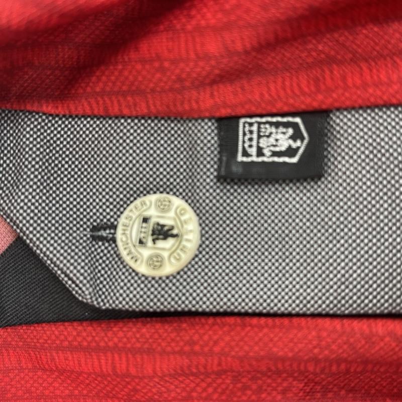 アンブロ UMBRO Tシャツ 半袖 90s SHARP マンチェスター ユナイテッドFC ヴィンテージ ユニフォーム ゲーム シャツ 赤 / レッド / red メンズ USED 古着 中古 50165710