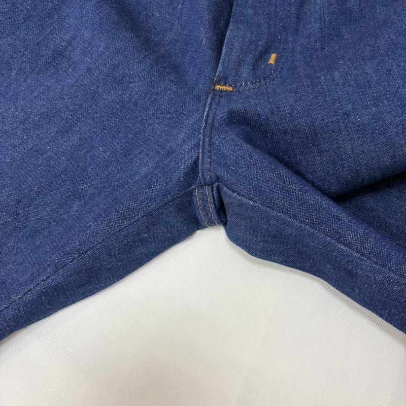ラングラー Wrangler パンツ デニム、ジーンズ 70s USA製 ラングラー フレアデニムパンツ indigo blue TALONジップ 31×36 - 無地 インディゴ / インディゴ / Indigo メンズ USED 古着 中古 50165713