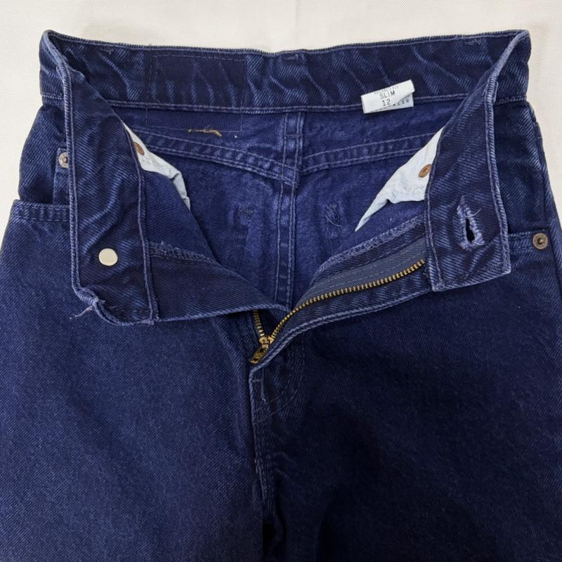 リーバイス Levi s パンツ デニム、ジーンズ USA製 550 relaxed fit / slim YOUTH12 - インディゴ / インディゴ / Indigo ボーイズ USED 古着 中古 50165714