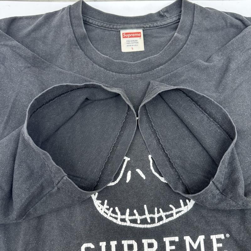 シュプリーム Supreme Tシャツ 半袖 23AW The Nightmare Before Christmas Skeleton Tee プリント Tシャツ L 黒 / ブラック / black メンズ USED 古着 中古 50165717