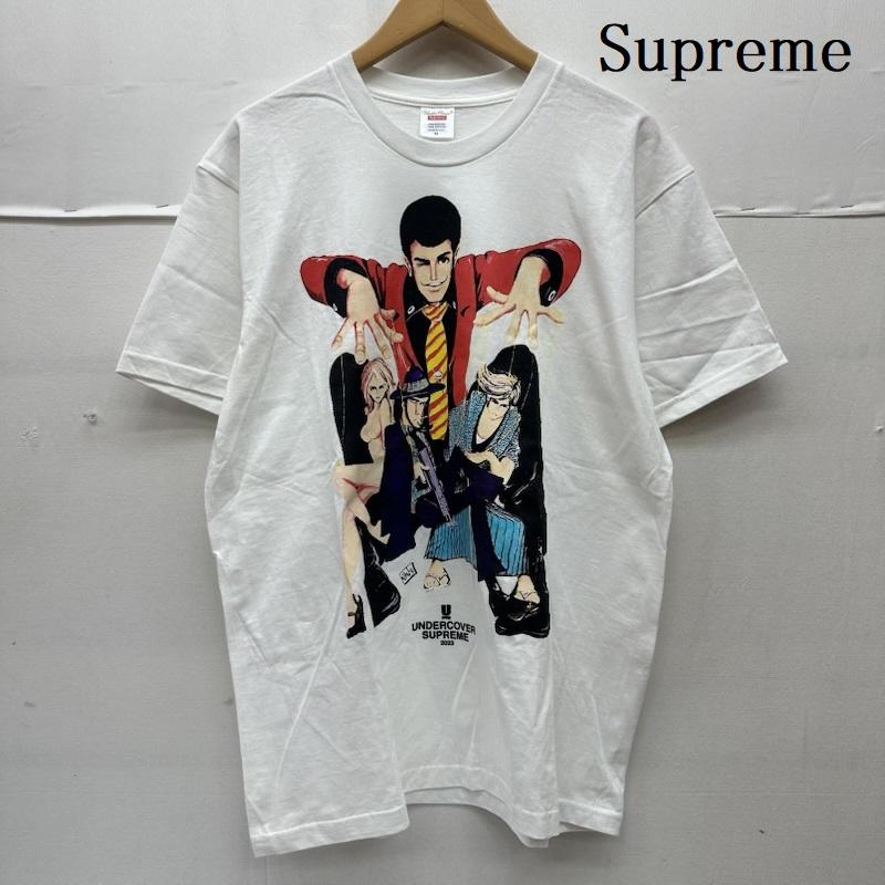 シュプリーム Supreme Tシャツ 半袖 23SS UNDERCOVER Lupin Tee ルパン三世 プリント Tシャツ M 白 / ホワイト / white メンズ USED 古着 中古 50165718