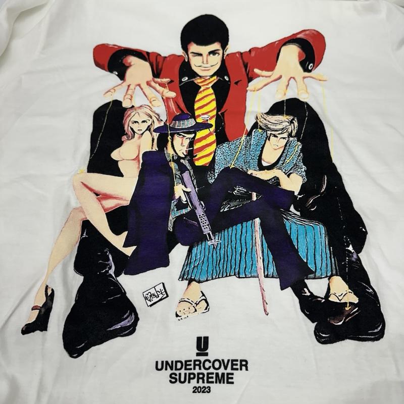 シュプリーム Supreme Tシャツ 半袖 23SS UNDERCOVER Lupin Tee ルパン三世 プリント Tシャツ M 白 / ホワイト / white メンズ USED 古着 中古 50165718