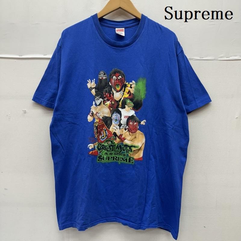 シュプリーム Supreme Tシャツ 半袖 23FW Muta Tee グレートムタ プリント Tシャツ L 青 / ブルー / blue メンズ USED 古着 中古 50165720