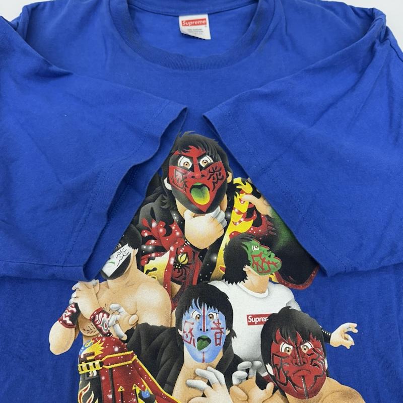 シュプリーム Supreme Tシャツ 半袖 23FW Muta Tee グレートムタ プリント Tシャツ L 青 / ブルー / blue メンズ USED 古着 中古 50165720
