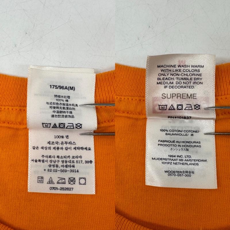 シュプリーム Supreme Tシャツ 半袖 25SS Aphex Twin Windowlicker Tee フォト プリント Tシャツ M 橙 / オレンジ / orange メンズ USED 古着 中古 50165721