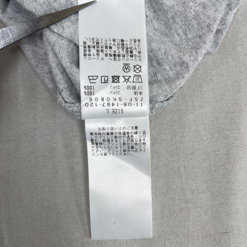 ビームス エスエスゼット BEAMS SSZ Tシャツ 半袖 25ss IT TEE ロゴ プリント Tシャツ カットソー 25f-sk0806 L 灰 / グレー / gray メンズ USED 古着 中古 50165722