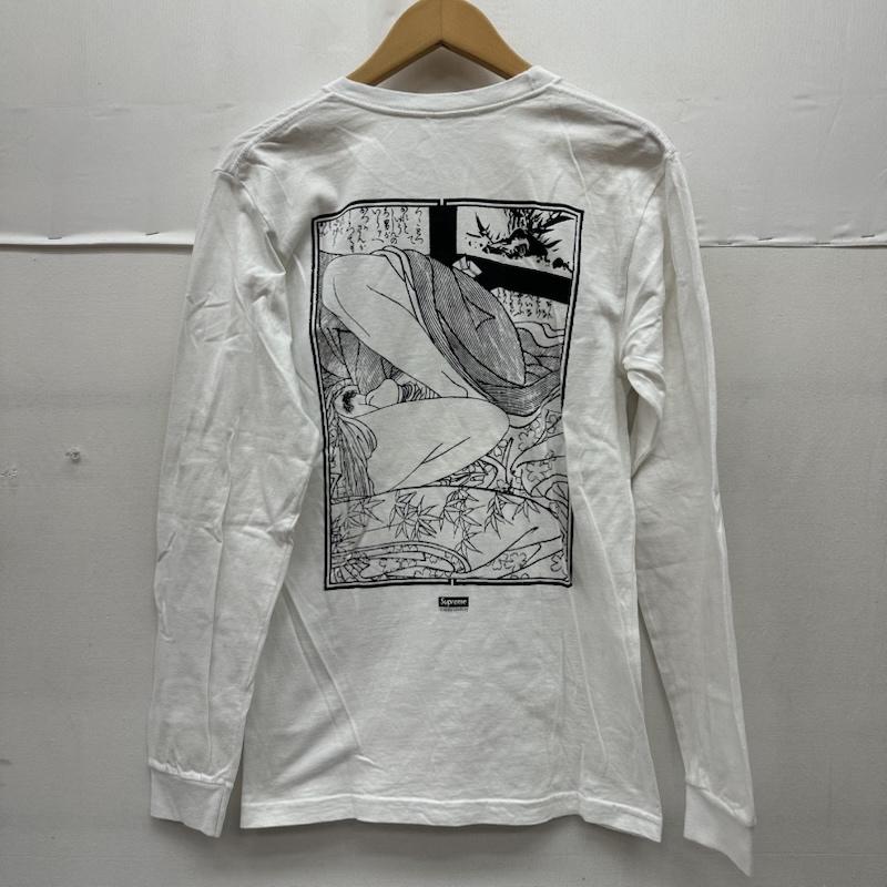 シュプリーム Supreme Tシャツ 長袖 16SS Sasquatchfabrix Shunga L/S Tee 春画 プリント ロング スリーブ Tシャツ ロンT S 白 / ホワイト / white メンズ USED 古着 中古 50165723