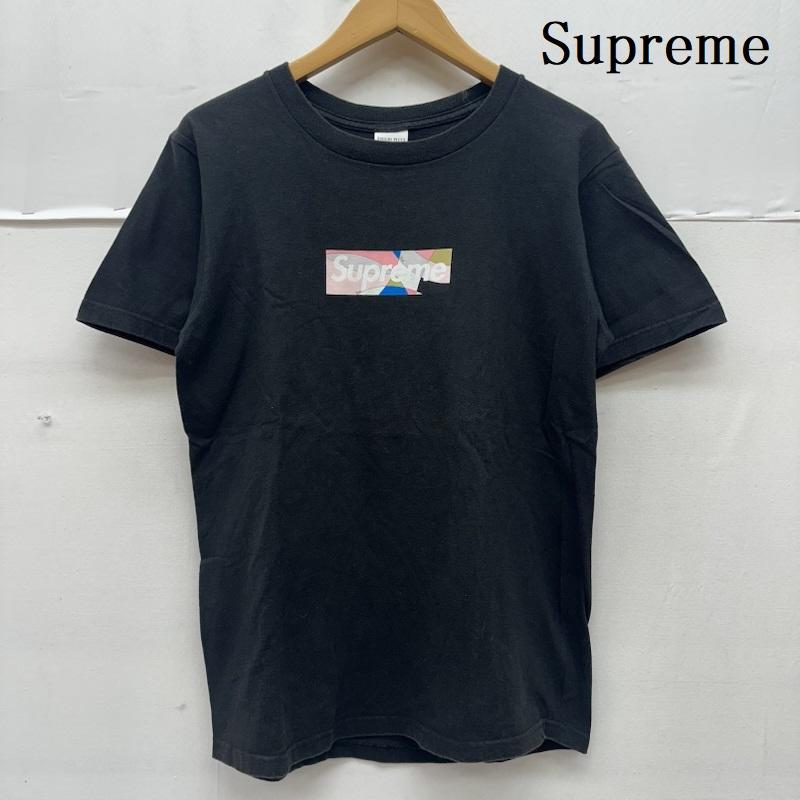 シュプリーム Supreme Tシャツ 半袖 Emilio Pucci Box Logo Tee ロゴ プリント Tシャツ S 黒 / ブラック / black メンズ USED 古着 中古 50165724