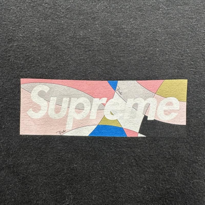 シュプリーム Supreme Tシャツ 半袖 Emilio Pucci Box Logo Tee ロゴ プリント Tシャツ S 黒 / ブラック / black メンズ USED 古着 中古 50165724