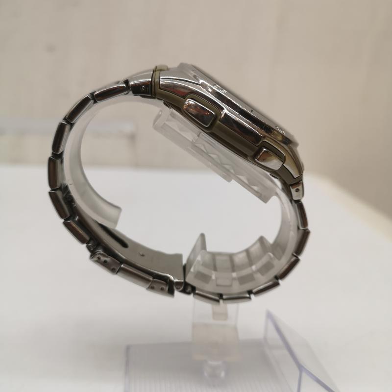 カシオ CASIO 腕時計 アナログ（クォーツ式） WAVE CEPTOR ウェーブセプター マルチバンド6 WVQ-M410 アナログ 電波 ソーラー 腕時計 - 銀 / シルバー / silver color メンズ USED 古着 中古 50165728