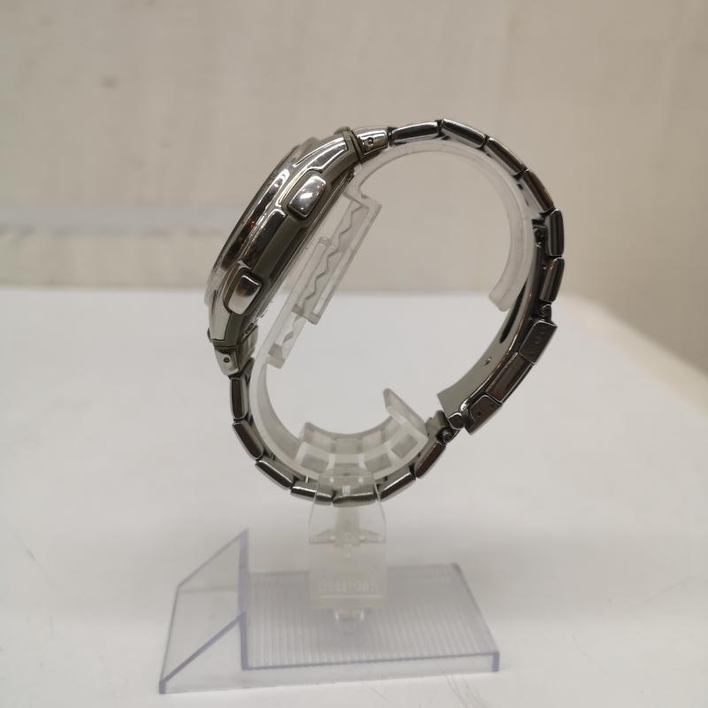 カシオ CASIO 腕時計 アナログ（クォーツ式） WAVE CEPTOR ウェーブセプター マルチバンド6 WVQ-M410 アナログ 電波 ソーラー 腕時計 - 銀 / シルバー / silver color メンズ USED 古着 中古 50165729
