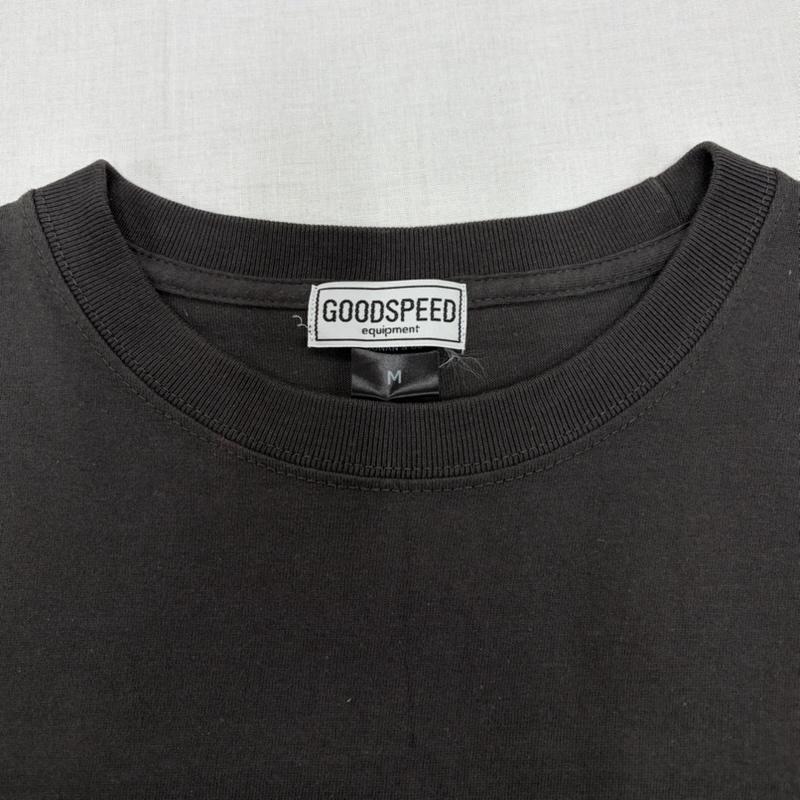 グッドスピード GOOD SPEED Tシャツ 長袖 両面 ロゴ プリント 長袖 Tシャツ ロンT ストリート M ロゴ、文字 X プリント チャコールグレー / チャコールグレー / X 黄 / イエロー / yellow X 白 / ホワイト / white メンズ USED 古着 中古 50165730