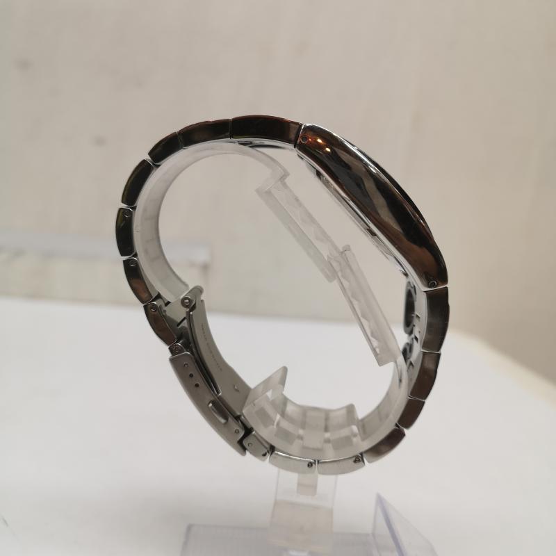 ディーゼル DIESEL 腕時計 アナログ（クォーツ式） 00s DZ-4058 左右非対称 変形デザイン フルステンレス スチール アナログ 腕時計 - 銀 / シルバー / silver color メンズ USED 古着 中古 50165733