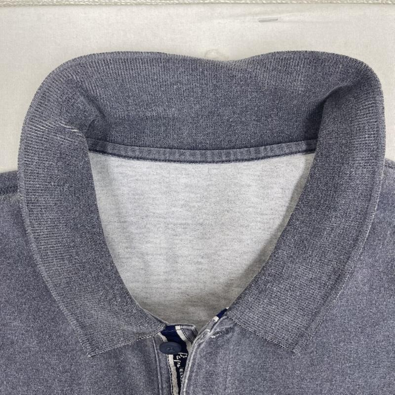 パパス PAPAS ポロシャツ 半袖 ピグメント加工 ダブルポケット 半袖 ポロシャツ d0473upl005 M 灰 / グレー / gray メンズ USED 古着 中古 50165737