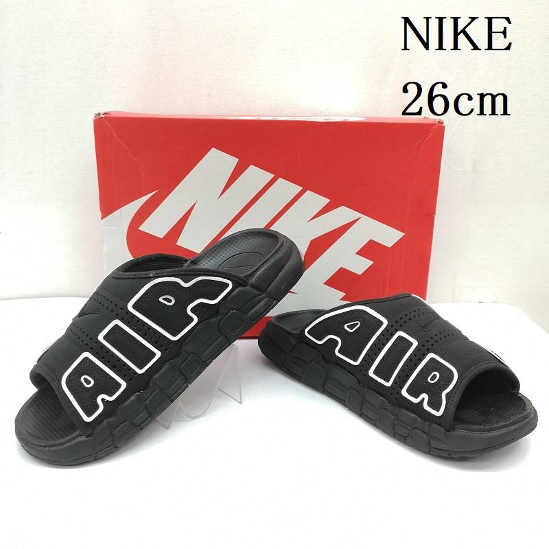 ナイキ NIKE サンダル サンダル DV2132-001 AIR MORE UPTEMPO SLIDE エア モア アップテンポ スライド サンダル 26.0cm 黒 / ブラック / black メンズ USED 古着 中古 50165738