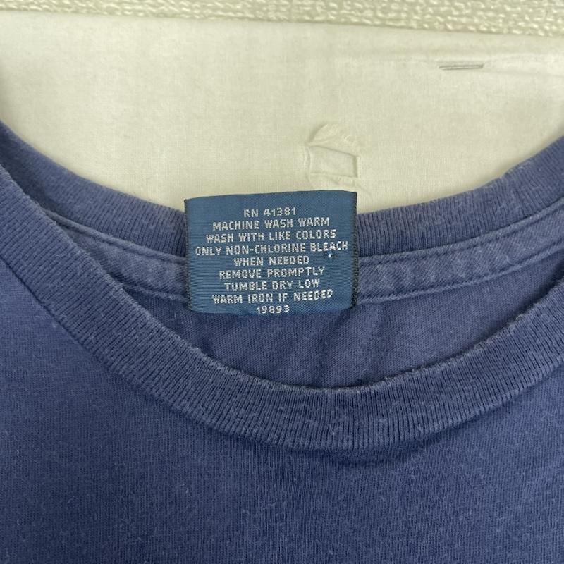 ラルフローレン RALPHLAUREN Tシャツ 半袖 Polo R.L. & Co ロゴ 染み込み プリント Tシャツ カットソー S 紺 / ネイビー / navy メンズ USED 古着 中古 50165741