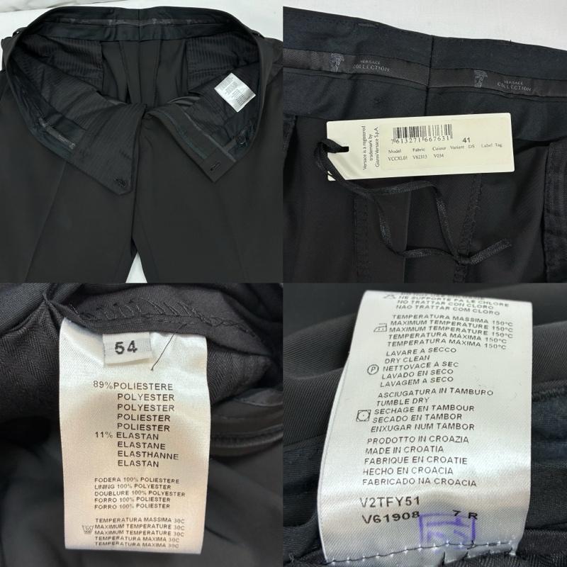 ヴェルサーチ VERSACE スーツ スーツ COLLECTION 00s 2B テーラード ジャケット 裏メデューサ柄 スラックス シングル スーツ セットアップ 54 - メンズ USED 古着 中古 50165742
