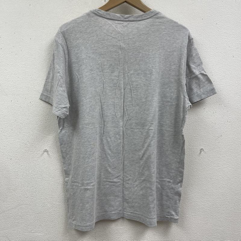 ラルフローレン RALPHLAUREN Tシャツ 半袖 かすれ加工 アメリカ国旗 ロゴ グラフィック Tシャツ カットソー L 灰 / グレー / gray メンズ USED 古着 中古 50165744