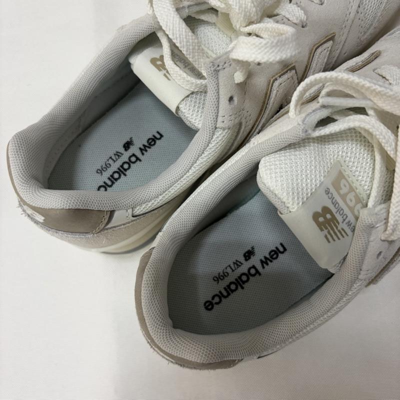 ニューバランス New Balance スニーカー スニーカー W996 OFF WHITE 	W996 4UA D 24.5cm 無地 X ロゴ、文字 オフホワイト / オフホワイト / レディース USED 古着 中古 50165747