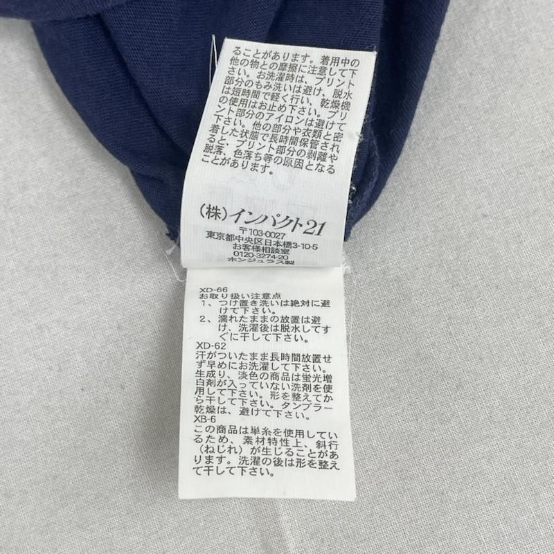ポロバイラルフローレン Polo by RALPH LAUREN Tシャツ 半袖 ビッグポニー グラフィック 半袖 プリント Tシャツ カットソー L 紺 / ネイビー / navy メンズ USED 古着 中古 50165748