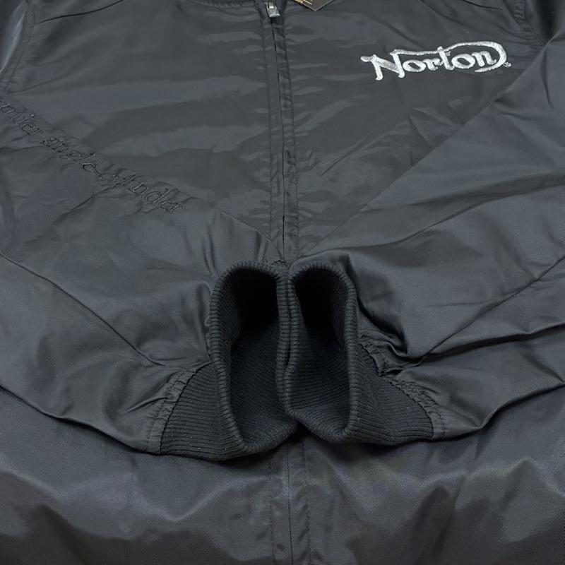 ノートン Norton ジャケット、上着 ジャンパー、ブルゾン 刺繍 ロゴ ナイロン ジップアップ ブルゾン MA-1 タイプ L メンズ USED 古着 中古 50165753
