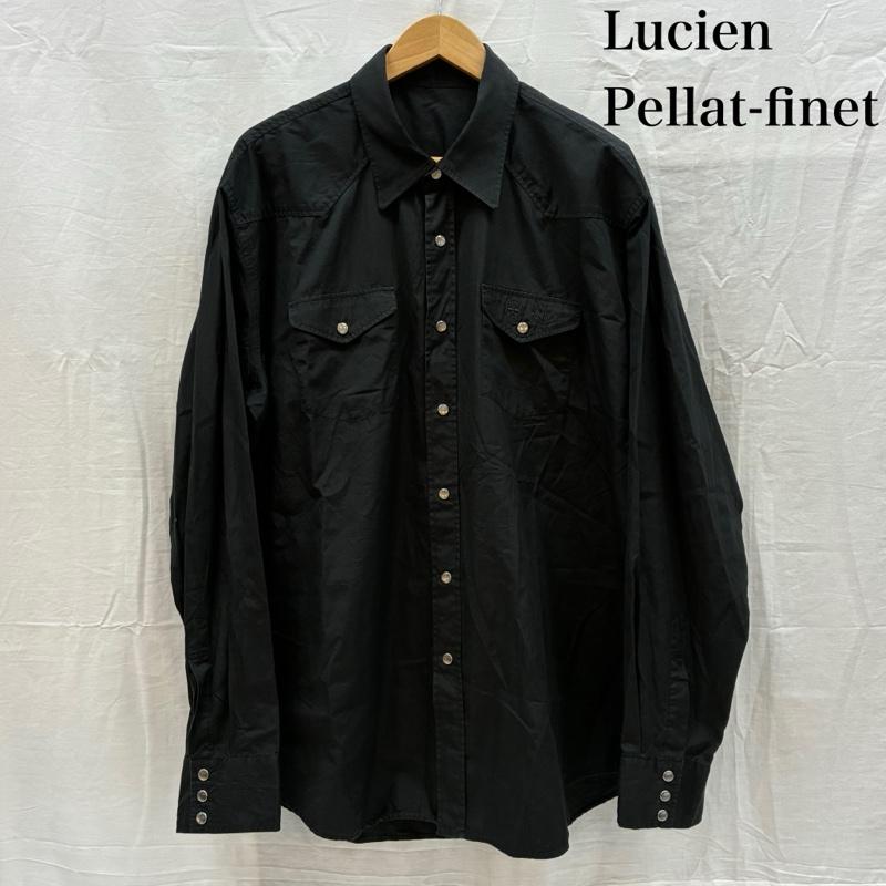 ルシアンペラフィネ Lucien Pellat-Finet シャツ、ブラウス 長袖 スカル マリファナ 刺繍 コットン ウエスタン シャツ XXL メンズ USED 古着 中古 50165756