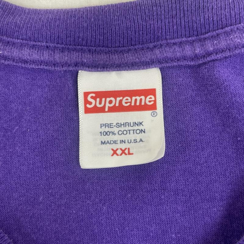 シュプリーム Supreme Tシャツ 半袖 FDNY Engine 9 Tee グラフィック プリント ロゴ Tシャツ XXL 紫 / パープル / purple メンズ USED 古着 中古 50165759