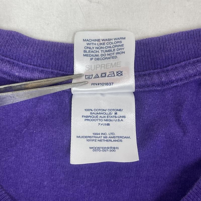 シュプリーム Supreme Tシャツ 半袖 FDNY Engine 9 Tee グラフィック プリント ロゴ Tシャツ XXL 紫 / パープル / purple メンズ USED 古着 中古 50165759