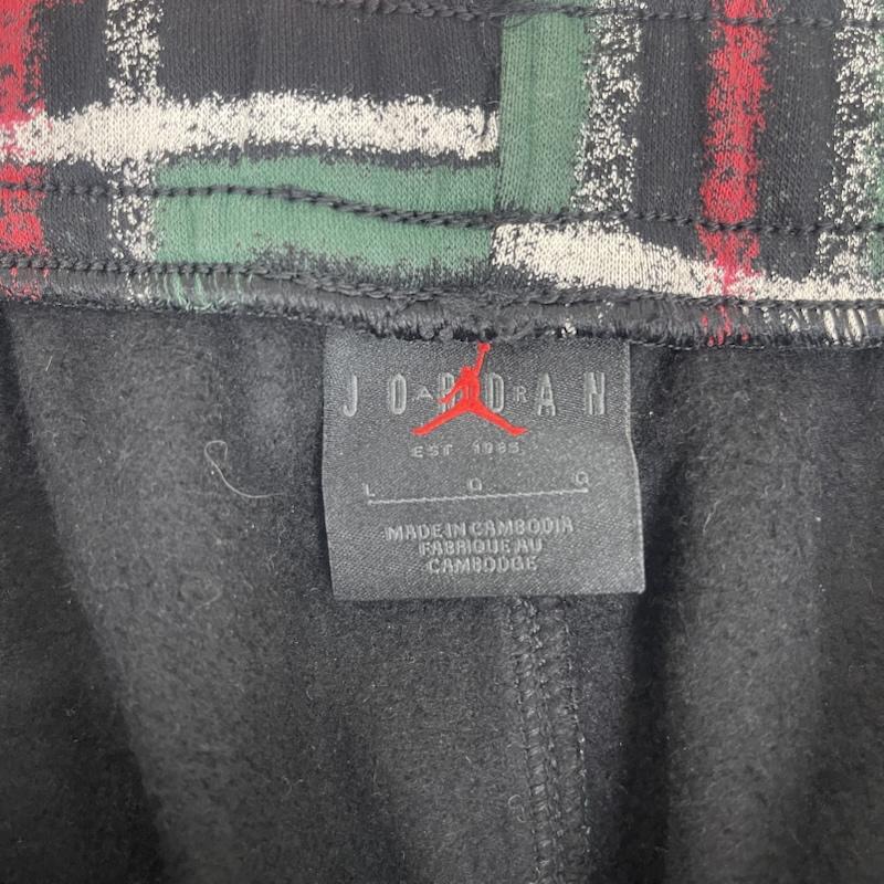 エアジョーダン AIR JORDAN パンツ ワークパンツ、ペインターパンツ Essentials Holiday Fleece Pants スウェット ジョガー パンツ FV7462-010 L マルチカラー / マルチカラー / multicolor メンズ USED 古着 中古 50165762