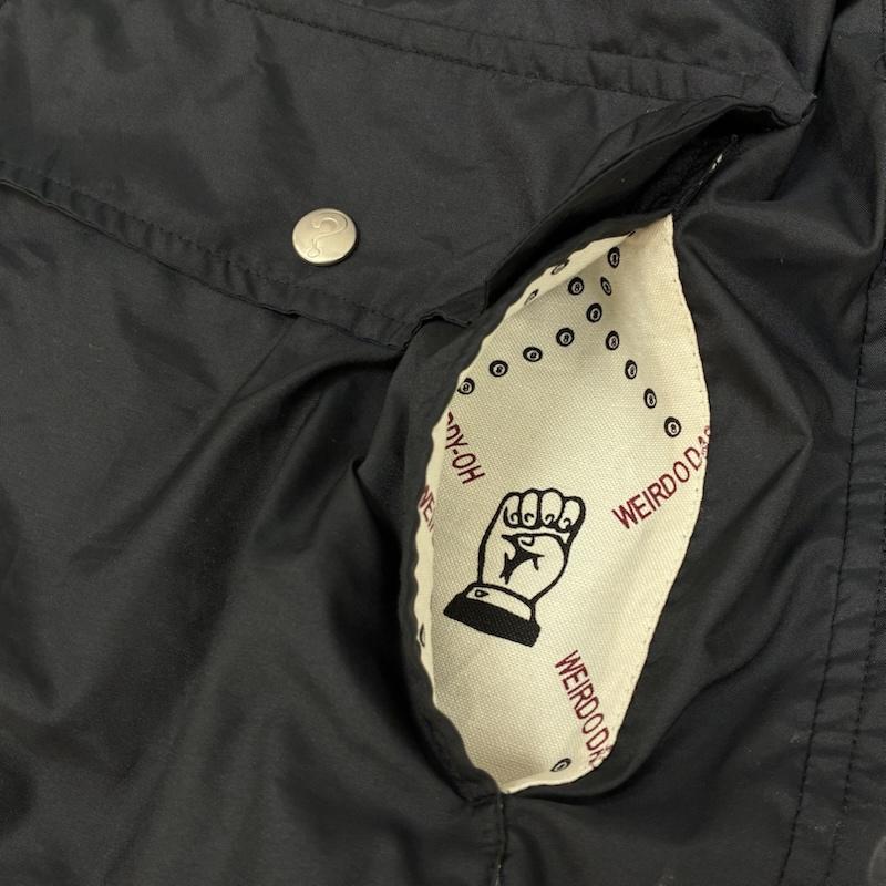 ウィアード WEIRDO ジャケット、上着 ジャンパー、ブルゾン INVADING バック プリント ロゴ ワッペン 裏総柄 コーチジャケット - メンズ USED 古着 中古 50165764