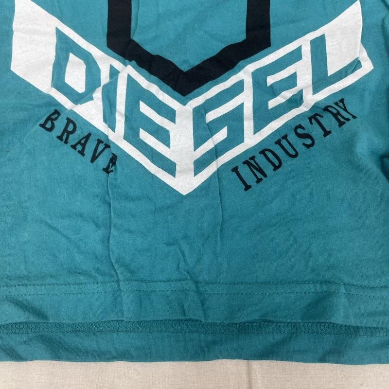 ディーゼル DIESEL Tシャツ 長袖 Y2k フロント グラフィック プリント 長袖 Tシャツ ロンT S 水色 / ライトブルー / メンズ USED 古着 中古 50165765