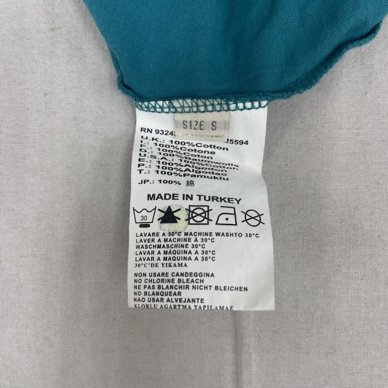 ディーゼル DIESEL Tシャツ 長袖 Y2k フロント グラフィック プリント 長袖 Tシャツ ロンT S 水色 / ライトブルー / メンズ USED 古着 中古 50165765