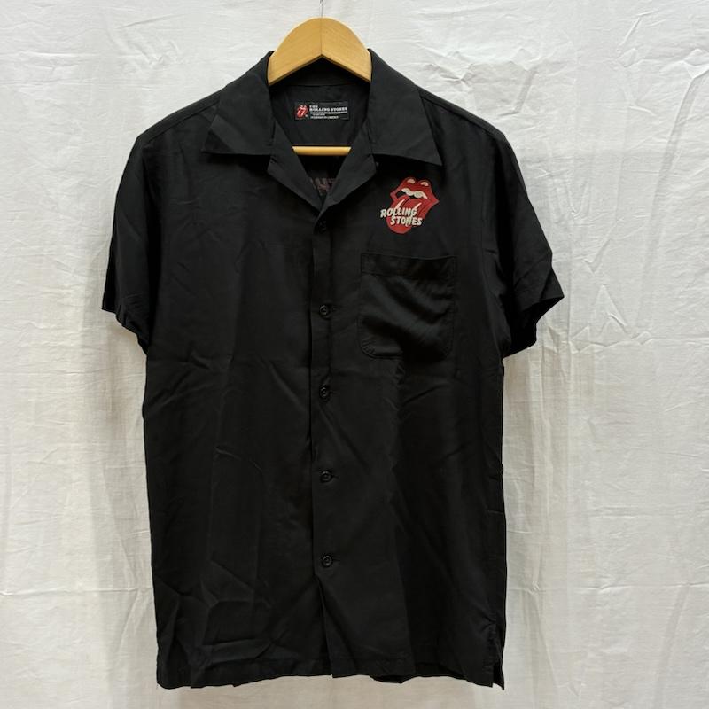 ヒステリックグラマー HYSTERIC GLAMOUR シャツ、ブラウス 半袖 14ss THE ROLLING STONES ローリングストーンズ 0242AH05 レーヨン オープンカラー シャツ S メンズ USED 古着 中古 50165768