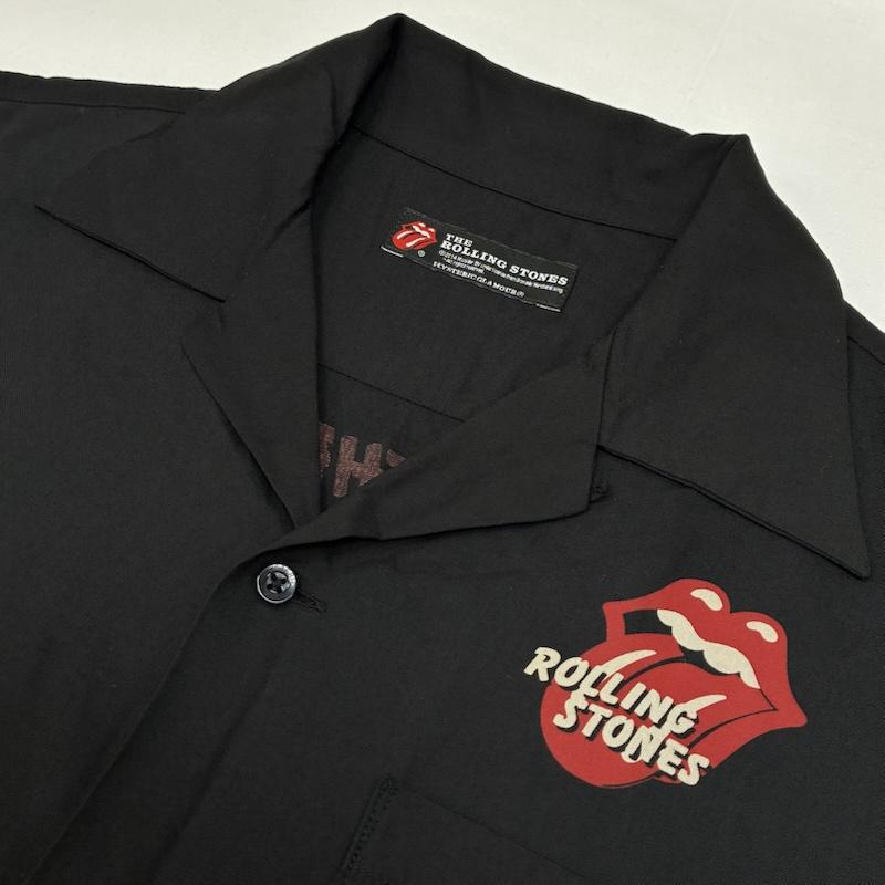 ヒステリックグラマー HYSTERIC GLAMOUR シャツ、ブラウス 半袖 14ss THE ROLLING STONES ローリングストーンズ 0242AH05 レーヨン オープンカラー シャツ S メンズ USED 古着 中古 50165768
