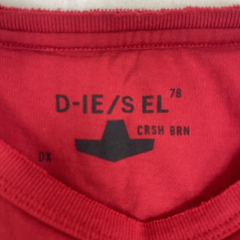ディーゼル DIESEL Tシャツ 半袖 THIRTY YEARS OF SUCCESSFUL LIVING プリント Tシャツ カットソー M 赤 / レッド / red メンズ USED 古着 中古 50165769