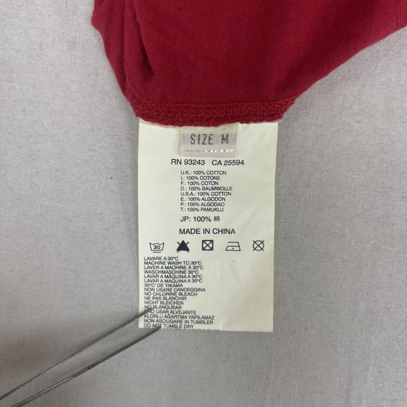 ディーゼル DIESEL Tシャツ 半袖 THIRTY YEARS OF SUCCESSFUL LIVING プリント Tシャツ カットソー M 赤 / レッド / red メンズ USED 古着 中古 50165769