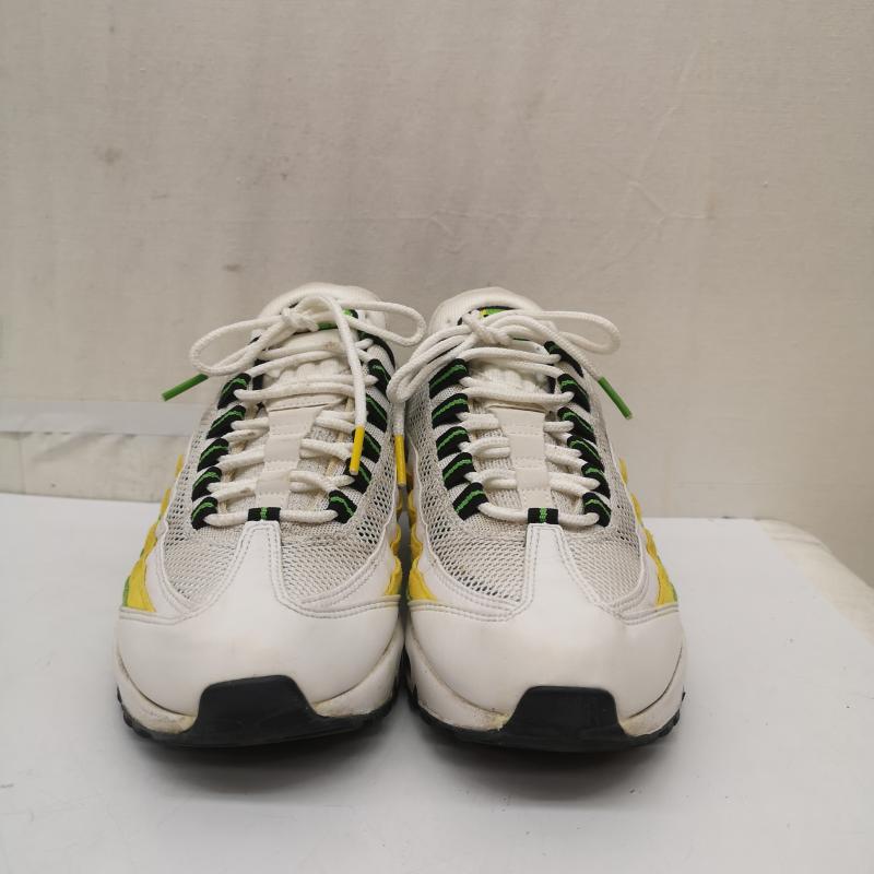 ナイキ NIKE スニーカー スニーカー Air Max 95 Essential White Green Apple Tour Yellow エアマックス スニーカー DQ3429-100 25.5cm メンズ USED 古着 中古 50165770