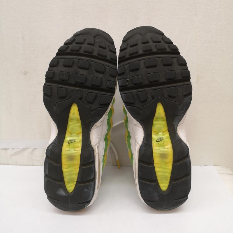ナイキ NIKE スニーカー スニーカー Air Max 95 Essential White Green Apple Tour Yellow エアマックス スニーカー DQ3429-100 25.5cm メンズ USED 古着 中古 50165770