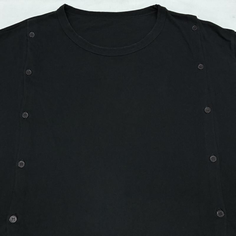 グラウンドワイ Ground Y Tシャツ 半袖 GV-T21-040 ボタン デザイン コットン 天竺 ビッグ シルエット Tシャツ ヨウジヤマモト 3 メンズ USED 古着 中古 50165771