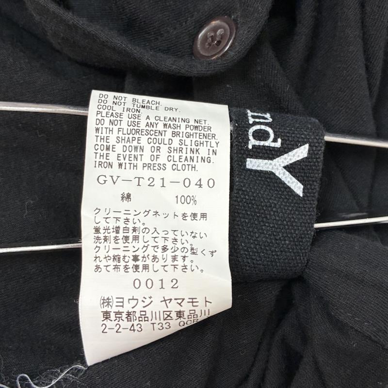 グラウンドワイ Ground Y Tシャツ 半袖 GV-T21-040 ボタン デザイン コットン 天竺 ビッグ シルエット Tシャツ ヨウジヤマモト 3 メンズ USED 古着 中古 50165771