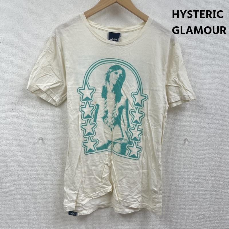 ヒステリックグラマー HYSTERIC GLAMOUR Tシャツ 半袖 Endless Weekend ヒスガール グラフィック プリント Tシャツ カットソー S オフホワイト / オフホワイト / メンズ USED 古着 中古 50165772