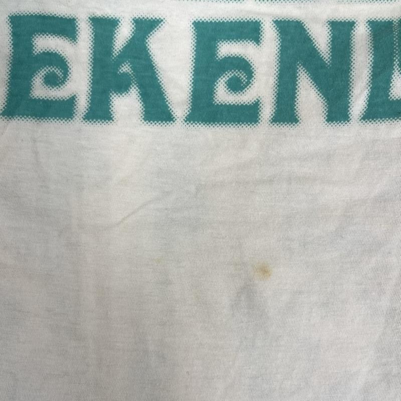 ヒステリックグラマー HYSTERIC GLAMOUR Tシャツ 半袖 Endless Weekend ヒスガール グラフィック プリント Tシャツ カットソー S オフホワイト / オフホワイト / メンズ USED 古着 中古 50165772