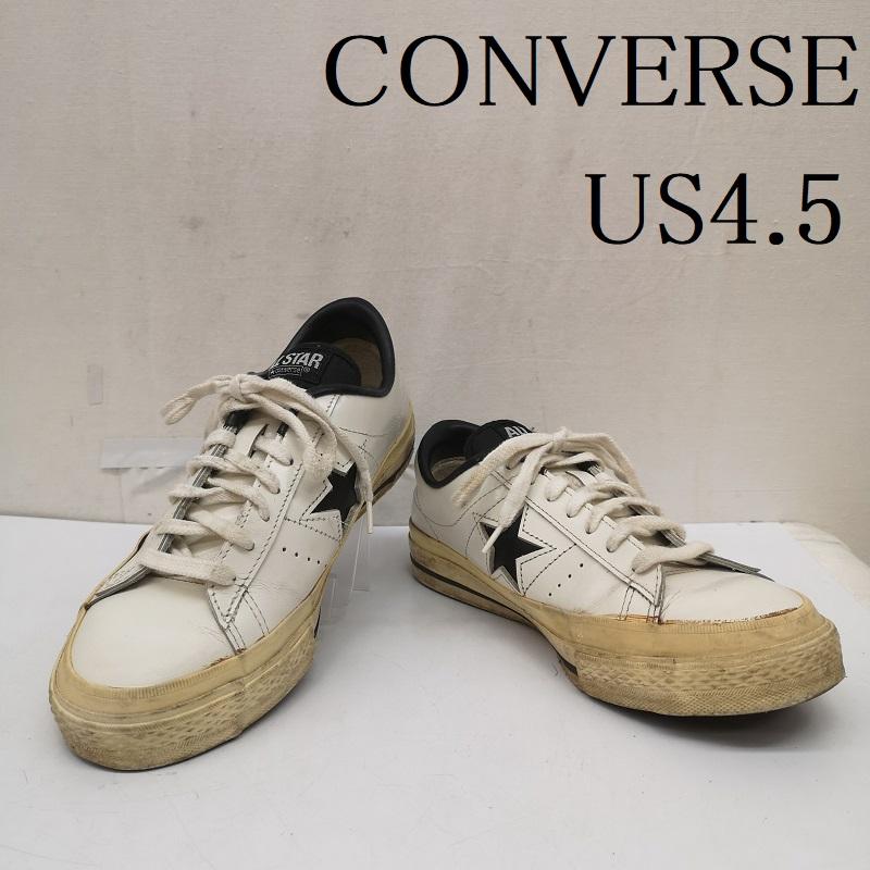 コンバース CONVERSE スニーカー スニーカー 90s ワンスター レザー スニーカー ONE STAR US：4.5 白 / ホワイト / white レディース USED 古着 中古 50165773